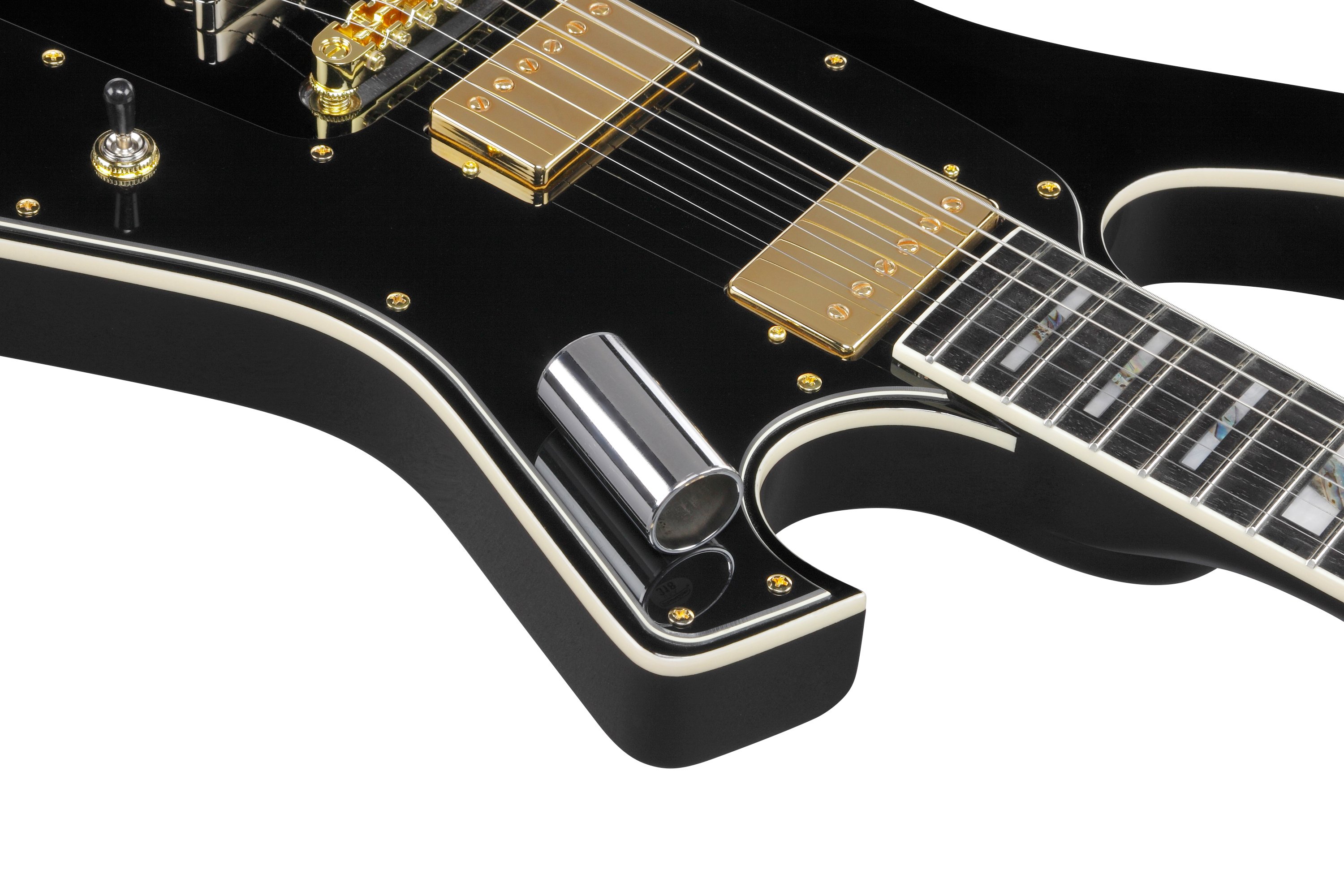 Ibanez FRM350-BK Paul Gilbert Signature Fireman Guitar in Black